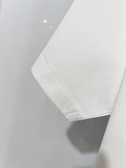 ディオール DIOR フロントとバックにハチのカラーブロック刺繍レターロゴがされた半袖Tシャツ