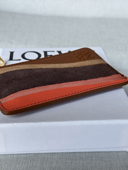 ロエベ Landscape グラデーションナッパレザーのコイン＆カードホルダー