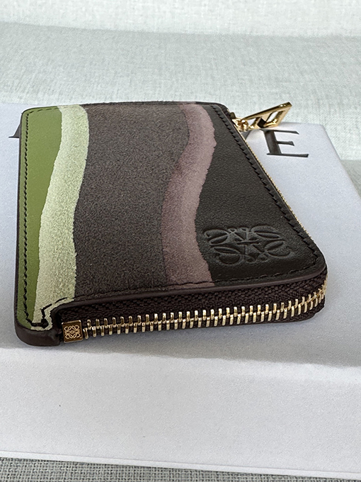 ロエベ Landscape グラデーションナッパレザーのコイン＆カードホルダー