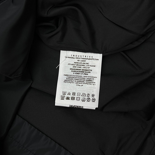 モンクレール プリントフード付きジャケット