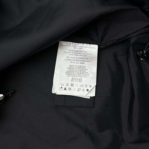 モンクレール カラーブロックスリーブパッチジャケット