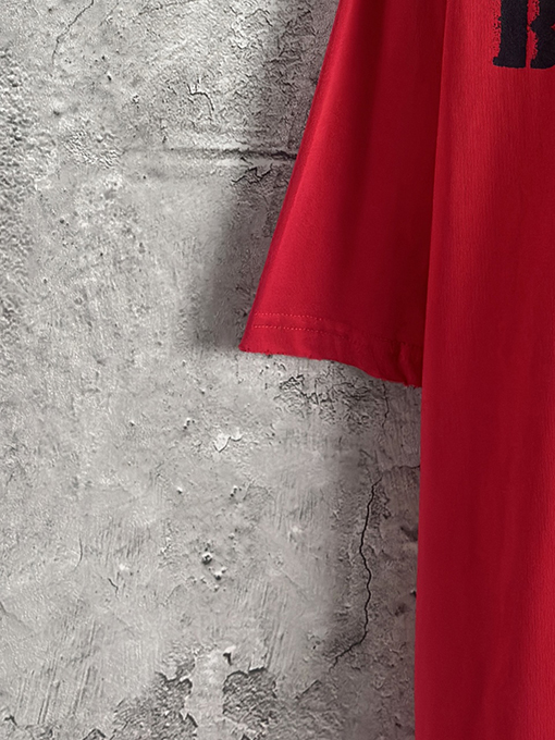 バレンシアガ Balenciaga フロントとバックにぼかしロゴの半袖Tシャツ