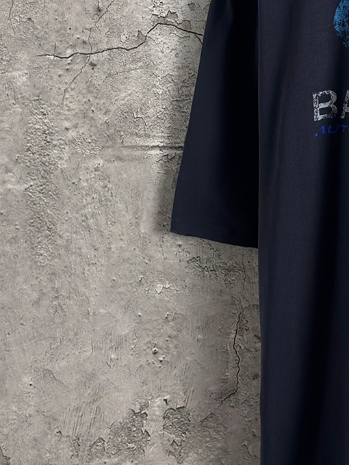 バレンシアガスーパーコピー Balenciaga サーフロゴダイレクトプリント半袖Tシャツ