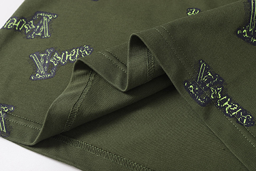 ルイヴィトン デジタルプリントロゴクルーネック半袖Tシャツ