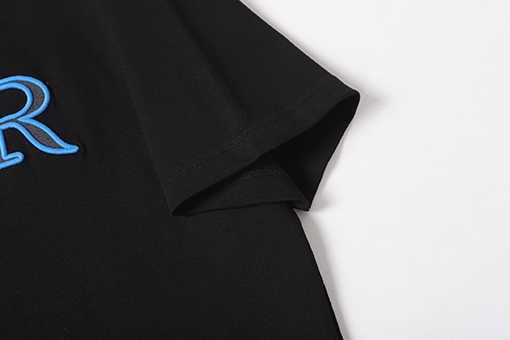 ディオール 刺繍の猫柄レターロゴ半袖Tシャツ