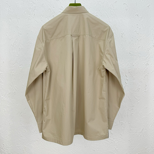 グッチ 刺繍ポケット付き長袖シャツ