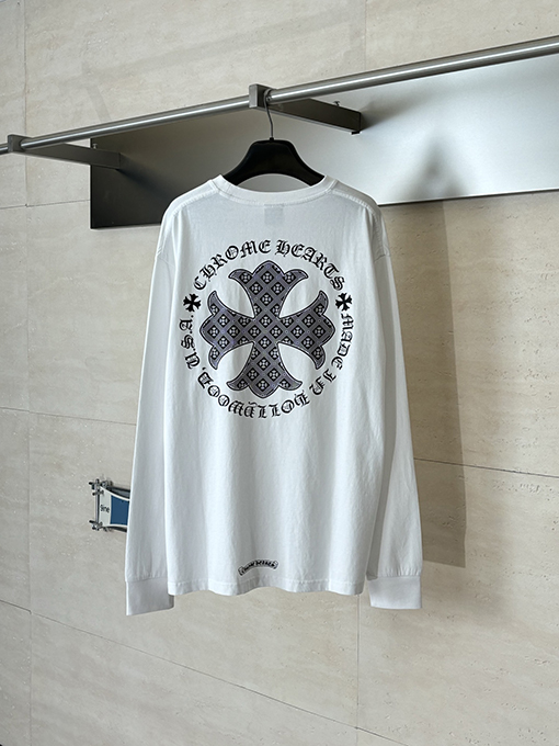 クロムハーツ Vintage サンスクリット十字の長袖シャツ