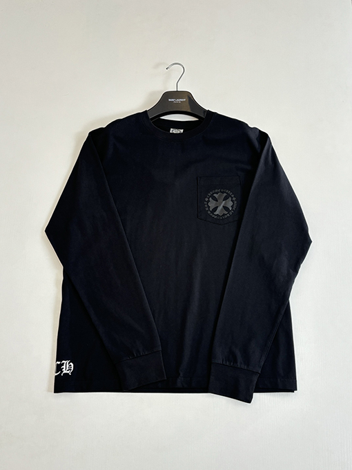 クロムハーツ Vintage サンスクリット十字の長袖シャツ