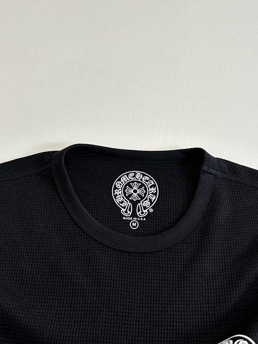 クロムハーツコピー ワッフルクロス柄長袖シャツ