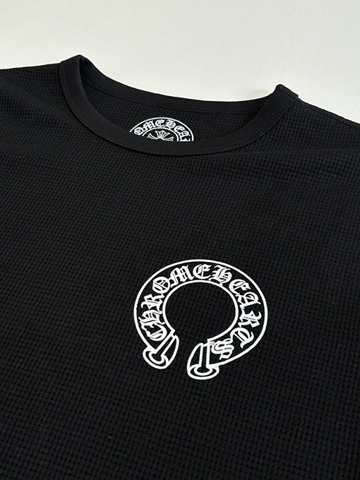 クロムハーツコピー ワッフルクロス柄長袖シャツ