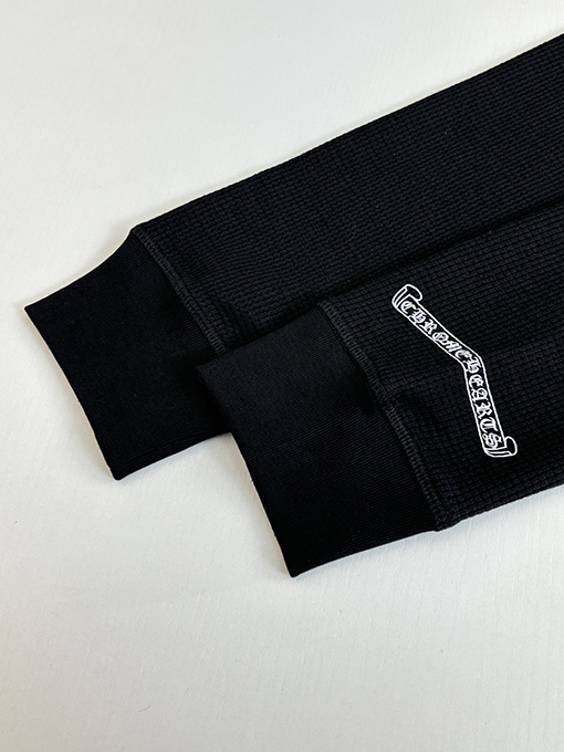 クロムハーツコピー ワッフルクロス柄長袖シャツ