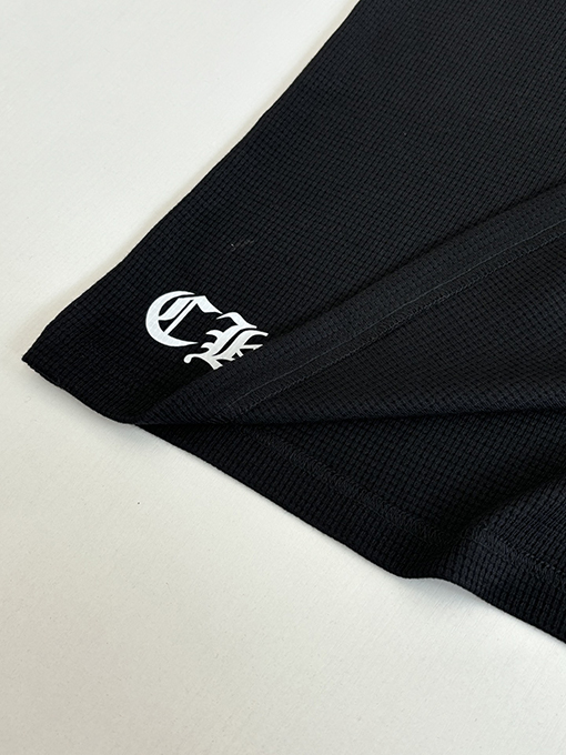 クロムハーツコピー ワッフルクロス柄長袖シャツ