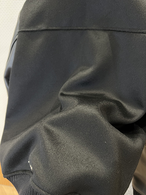 クロムハーツ 星の刺繍パッチワークベースボールカラーレザージャケット