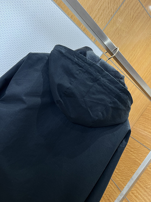 グッチ 両面リバーシブルスタンドカラーフードジャケット