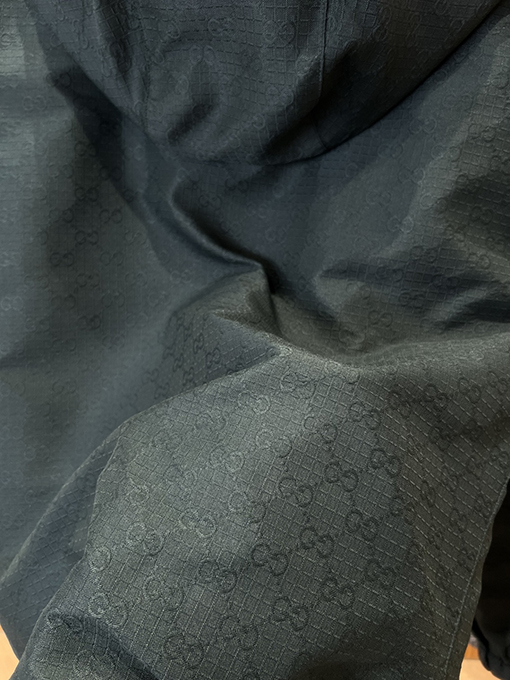 グッチ 両面リバーシブルスタンドカラーフードジャケット