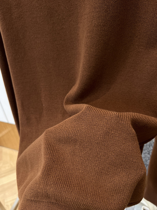 ルイヴィトン レザーラベルニットカーディガン