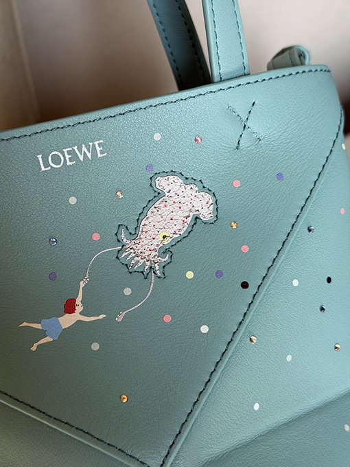 ロエベ 限定レディースタコミニパズルフォールドハンドバッグ