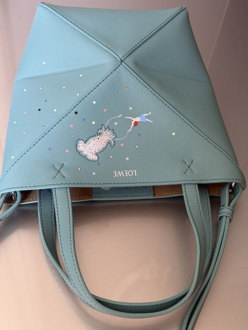 ロエベ 限定レディースタコミニパズルフォールドハンドバッグ