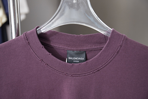 バレンシアガスーパーコピー Balenciaga 早春ロゴ刺繍入り半袖Tシャツ