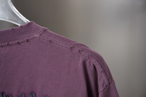 バレンシアガスーパーコピー Balenciaga 早春ロゴ刺繍入り半袖Tシャツ