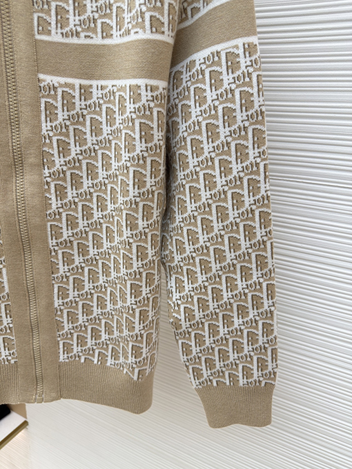 ディオール 両面カシミヤジップアップフード付きジャケット