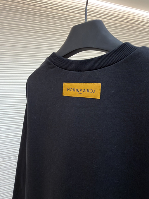 ルイヴィトン LV 星の刺繍入りクルーネック スウェットシャツ