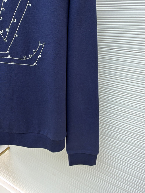 ルイヴィトン LV 星の刺繍入りクルーネック スウェットシャツ