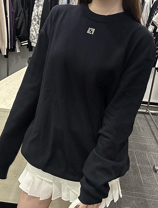 フェンディスーパーコピー ダブルFホットスタンピングラベルベースレイヤーニットウェア