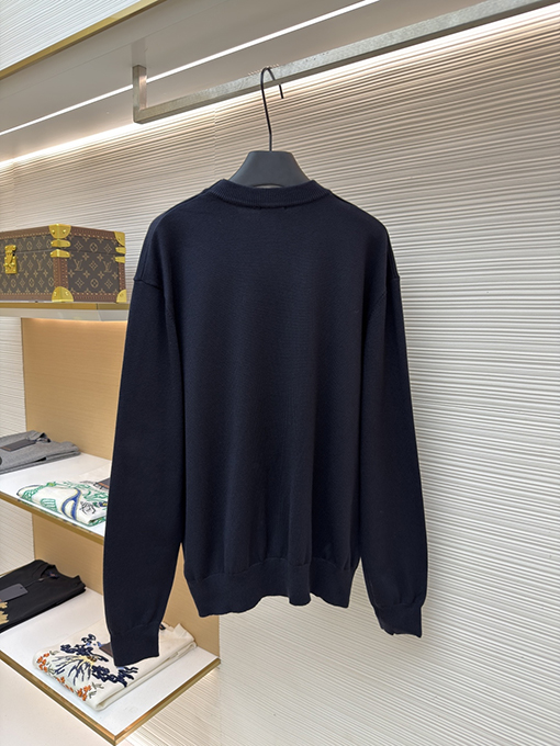 フェンディスーパーコピー ダブルFホットスタンピングラベルベースレイヤーニットウェア