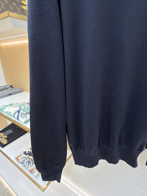 フェンディスーパーコピー ダブルFホットスタンピングラベルベースレイヤーニットウェア