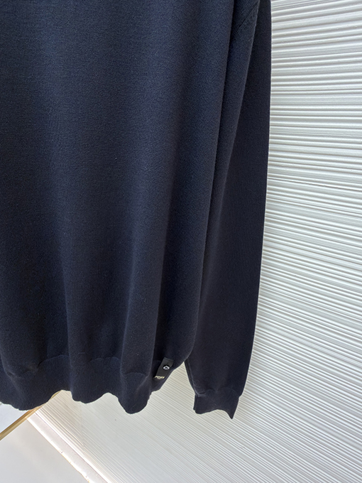 フェンディスーパーコピー ダブルFホットスタンピングラベルベースレイヤーニットウェア