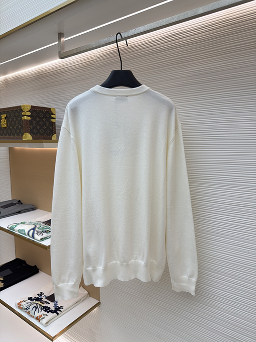 フェンディスーパーコピー ダブルFホットスタンピングラベルベースレイヤーニットウェア