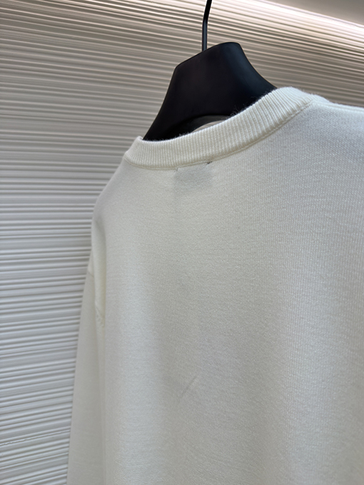 フェンディスーパーコピー ダブルFホットスタンピングラベルベースレイヤーニットウェア