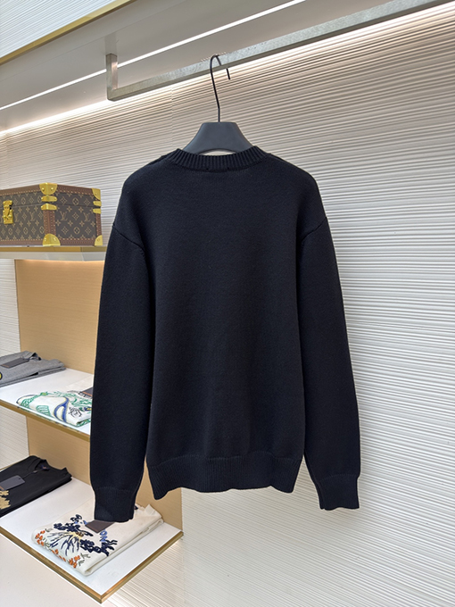 フェンディ ダブルF スエード刺繍ニットセーター