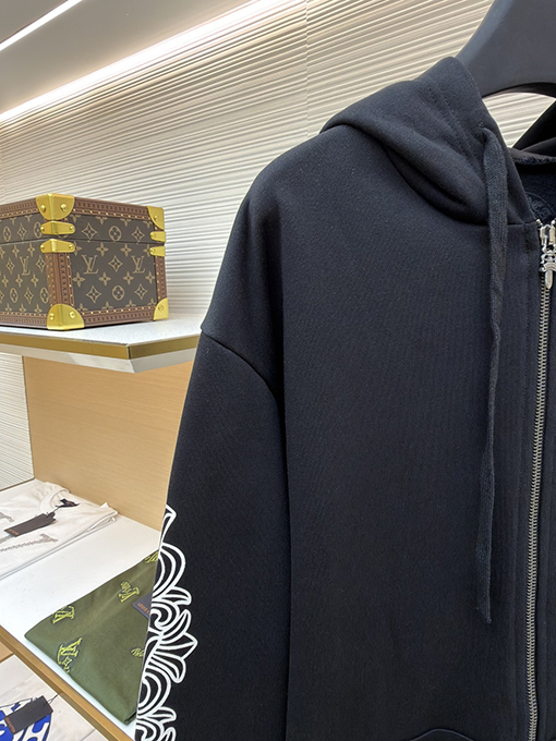 クロムハーツ ホースシューキリン ジップアップフード付きジャケット