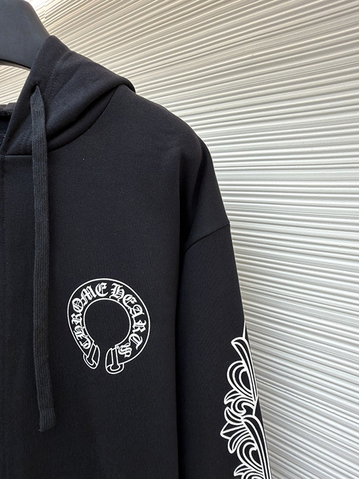 クロムハーツ ホースシューキリン ジップアップフード付きジャケット