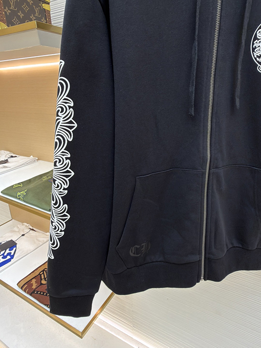 クロムハーツ ホースシューキリン ジップアップフード付きジャケット