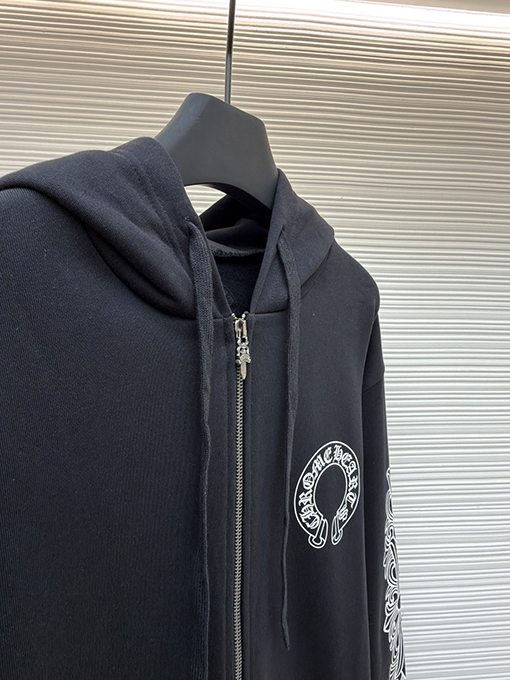 クロムハーツ ホースシューキリン ジップアップフード付きジャケット