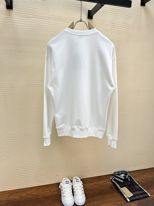 バーバリー 新モデルロゴ入りクルーネックファッションスウェットシャツ