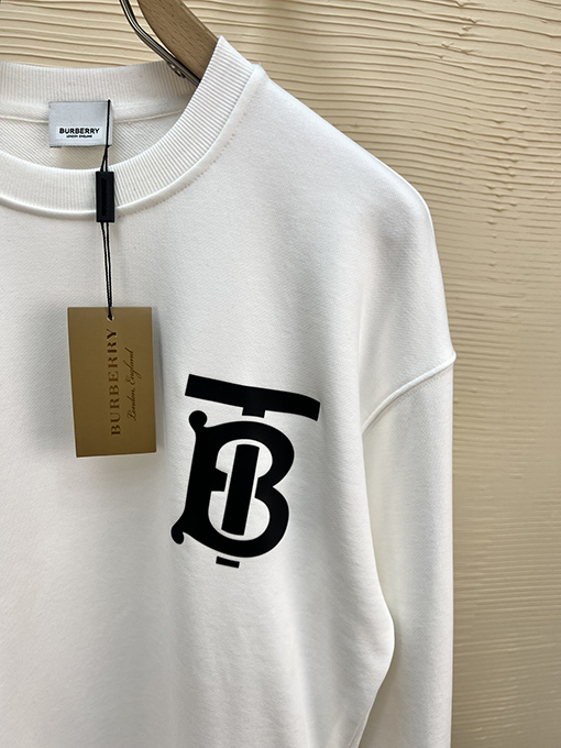 バーバリー 新モデルロゴ入りクルーネックファッションスウェットシャツ