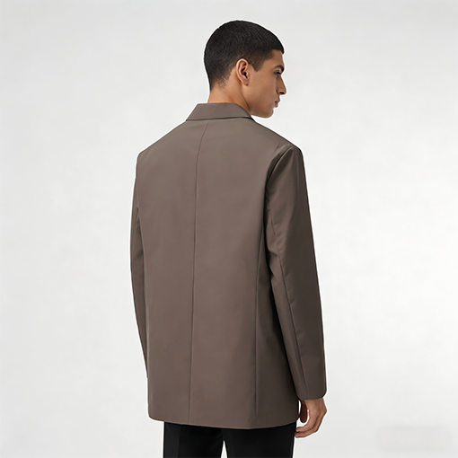 バーバリー ミドル丈のビジネスカジュアルジャケット