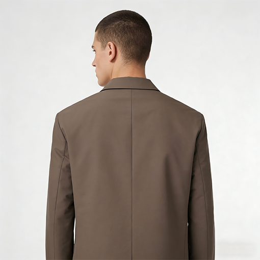 バーバリー ミドル丈のビジネスカジュアルジャケット