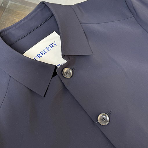 バーバリー 早春けミドル丈ビジネスカジュアルジャケット