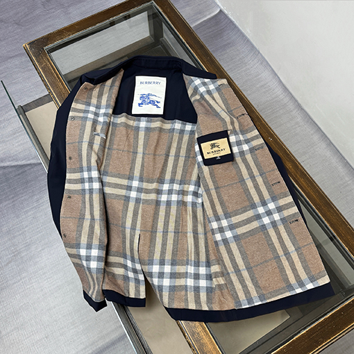 バーバリー 早春けミドル丈ビジネスカジュアルジャケット