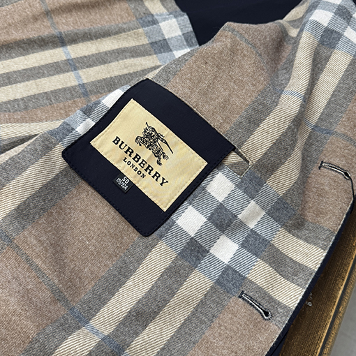 バーバリー 早春けミドル丈ビジネスカジュアルジャケット