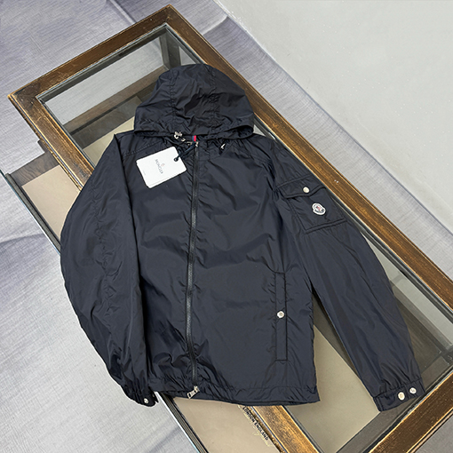 モンクレール Etiache フード付きジャケット トレンチコート