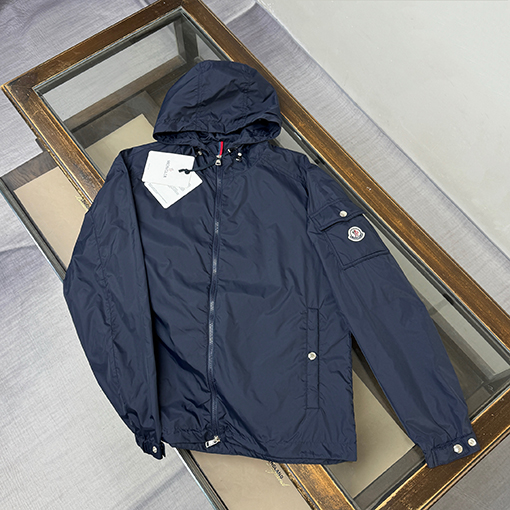 モンクレール Etiache フード付きジャケット トレンチコート