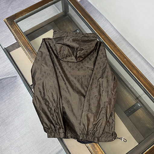 ルイヴィトン 両面リバーシブルフード付きメンズジャケット