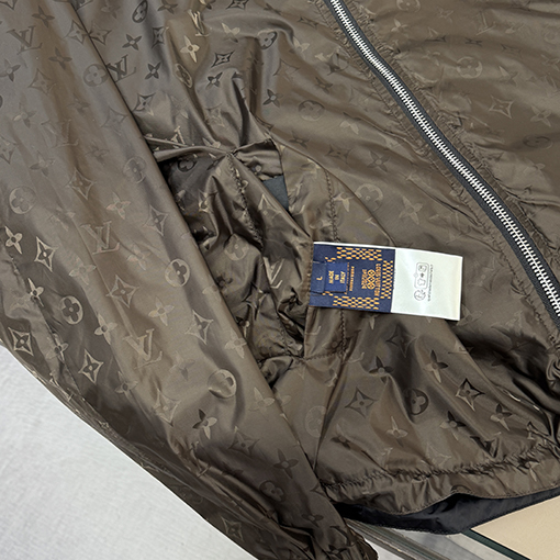 ルイヴィトン 両面リバーシブルフード付きメンズジャケット