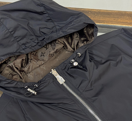 ルイヴィトン 両面リバーシブルフード付きメンズジャケット